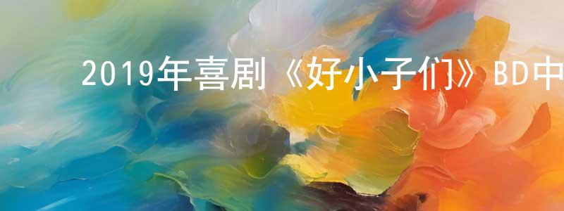 ﻿曹春峰发布﻿2019年喜剧《好小子们》BD中英双字幕迅雷下载_电影天堂